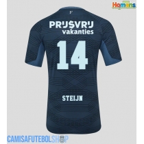 Camisa de time de futebol Feyenoord Sem Steijn #14 Replicas 2º Equipamento 2025-26 Manga Curta